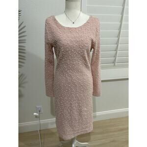 J lo Pink Shimmer Dress Size M